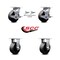 Service Caster 5 Inch Glass Filled Nylon Caster Set with 2 Brakes/Swivel Lock 2 Rigid SCC SCC-30CS520-GFNB-TLB-BSL-2-R-2 - alternate 6